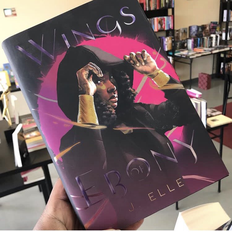 DemoirBooks's tweet photo. #WingsOfEbony by #JElle is back in stock today! You can grab this title and more either in-store or on our website at https://t.co/ZAvugHnY7k ☺️✊🏾📚 https://t.co/AVyOO2YyyD