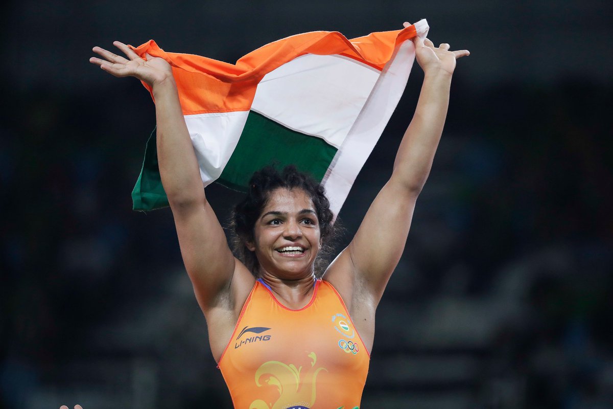 IPL_POLL2020's tweet photo. 🎉WOW SECOND GOLD WRESTLING 🎉
2️⃣3️⃣* 🇮🇳MEDAL FOR INDIA 🇮🇳

8️⃣* GOLD @SakshiMalik Win Gold Medal 🥇🥇🥇

#cheer4india #CWG2022India #IndiaTaiyaarHai #wrestling #SakshiMalik https://t.co/noepcyi98F