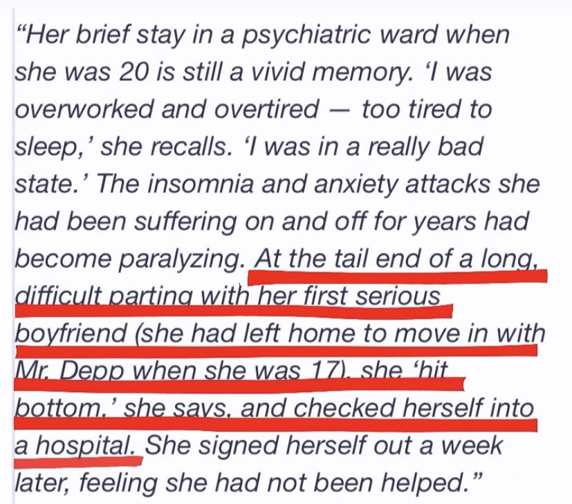 Lilian On Twitter Winona Said In An Interview That She Checked Herself Into A Mental Hospital 