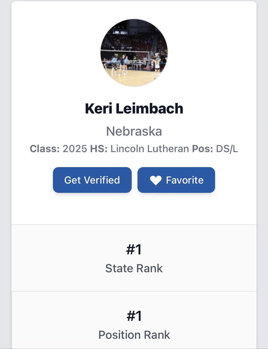 Keri Leimbach (@kerileimbach) on Twitter photo Thank you so much <a href="/PrepDig_NE/">Prep Dig Nebraska</a> for ranking me #1 overall and #1 libero. I am so thankful to be on this list alongside amazing and talented players! <a href="/We_are_NEONE/">We Are ONE</a> <a href="/LL_Warriors_VB/">Lincoln Lutheran Volleyball</a> <a href="/PrepDig/">Prep Dig 🏐</a> Thank you so much <a href="/PrepDig_NE/">Prep Dig Nebraska</a> for ranking me #1 overall and #1 libero. I am so thankful to be on this list alongside amazing and talented players! <a href="/We_are_NEONE/">We Are ONE</a> <a href="/LL_Warriors_VB/">Lincoln Lutheran Volleyball</a> <a href="/PrepDig/">Prep Dig 🏐</a>