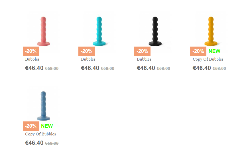 Oferta nacional sexy para gente bonita. El #dildo Bubbles al 20% para que lo disfrutéis este verano (que rima con...). Y además un 10% para todo tu pedido si es "tu primera vez" en BS. Solo para clientxs (es decir, hay que loguearse) :)