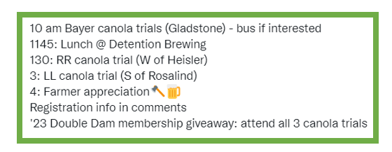 #EADay will be Aug 9th, where this amazing <a href="/FieldViewCanada/">FieldView Canada</a> cooler will be given away. *Must live in Central Alberta*
- Like this post and get another entry
- Retweet this and get another 2 entries
Will see you there!!!
eventbrite.ca/e/2nd-annual-e…