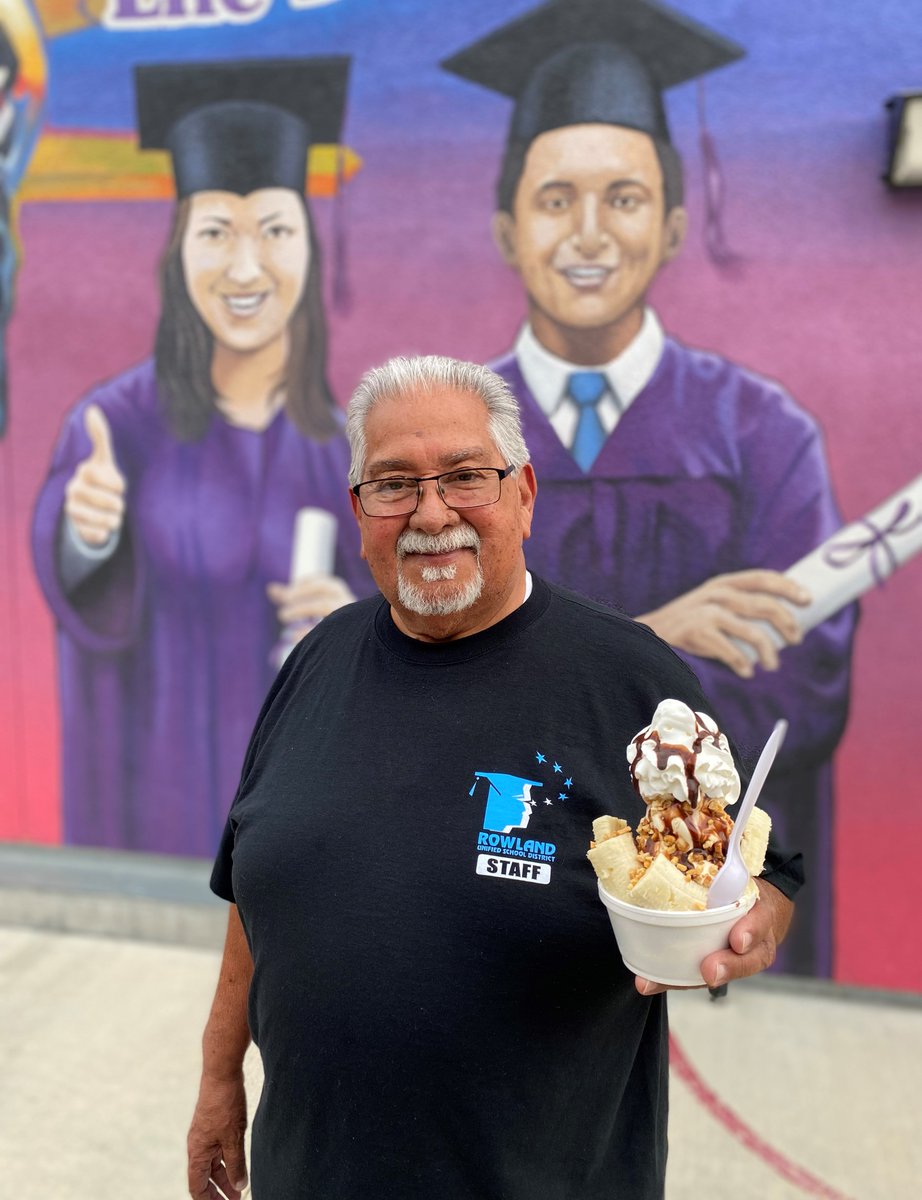 Welcome back, teachers, admin and staff! 😊🙌RACE held its Back to School Meetings to gear up for the new school year and had a SWEET surprise for staff - an ice cream truck! Check out some of our staff and their unique choices for a sweet treat! ☀🍦🍨#RACEStrong #WeAreRUSD