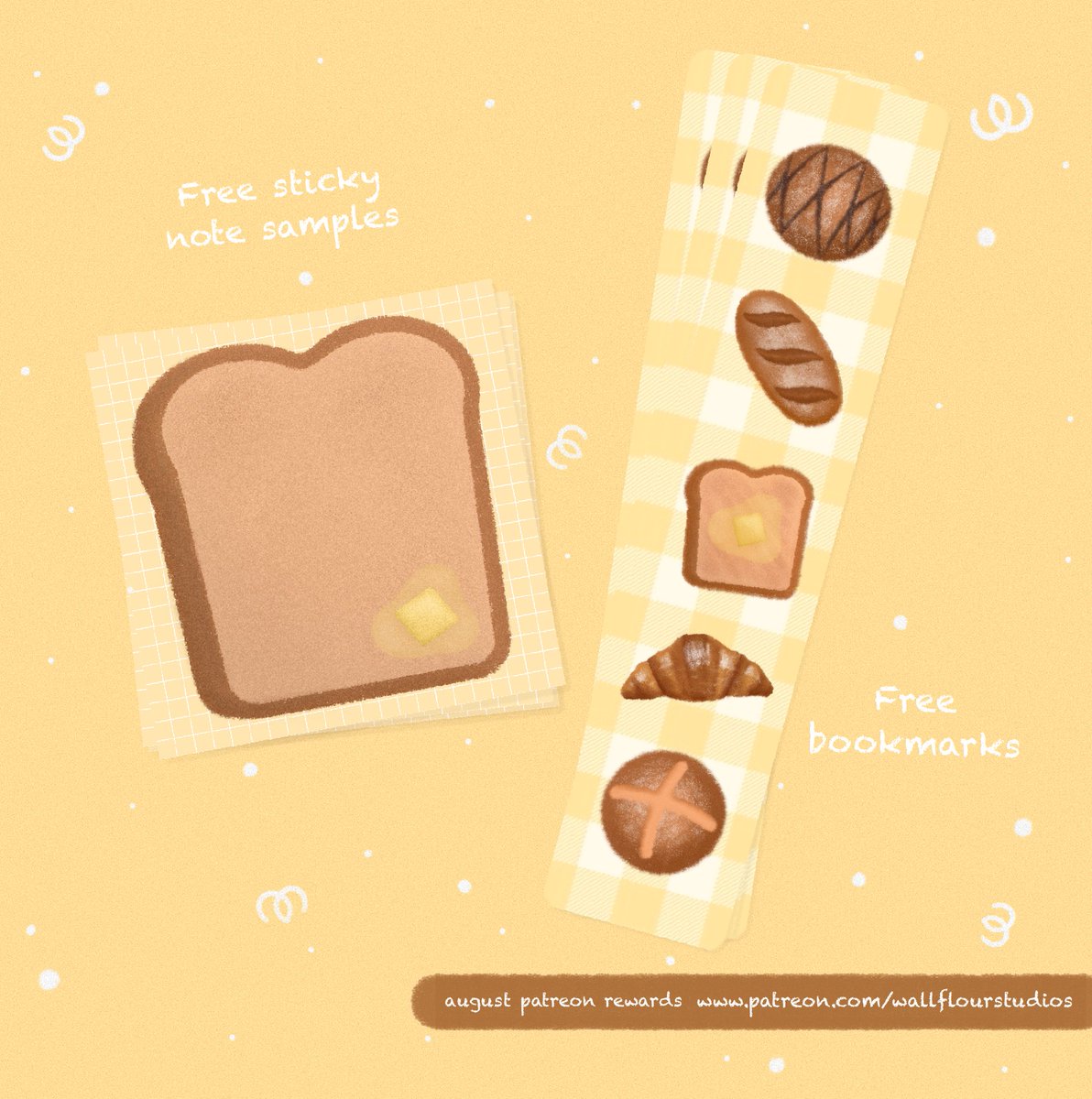 wallflourstudio's tweet photo. Patreon rewards for August! Check them out 🍞🥖🥐  https://t.co/Wi6u2iVvqW https://t.co/SiS5yIXZpz