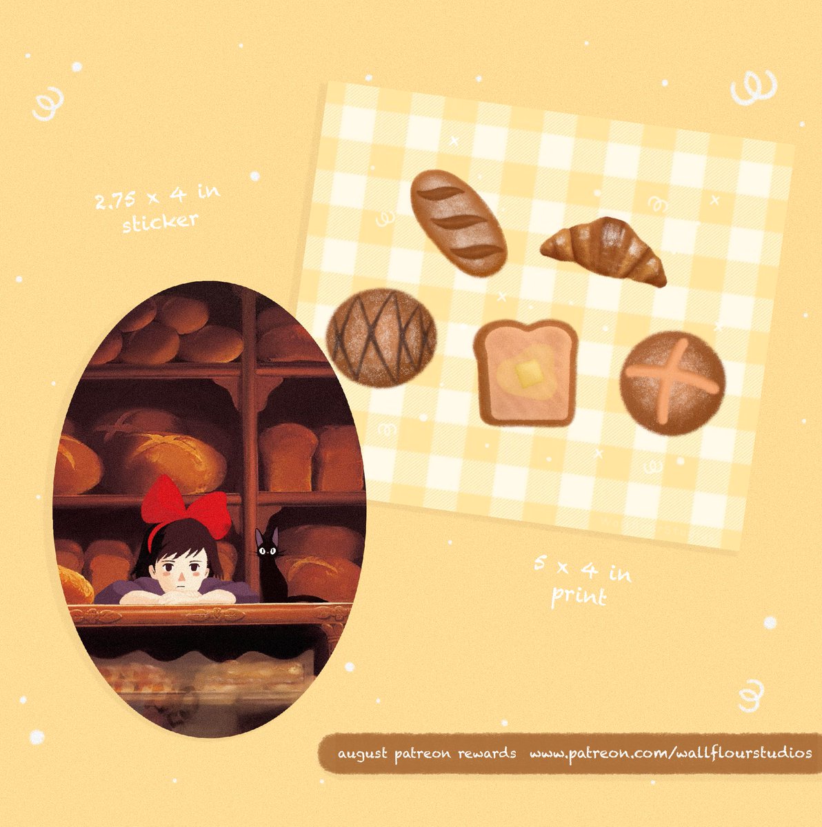 wallflourstudio's tweet photo. Patreon rewards for August! Check them out 🍞🥖🥐  https://t.co/Wi6u2iVvqW https://t.co/SiS5yIXZpz