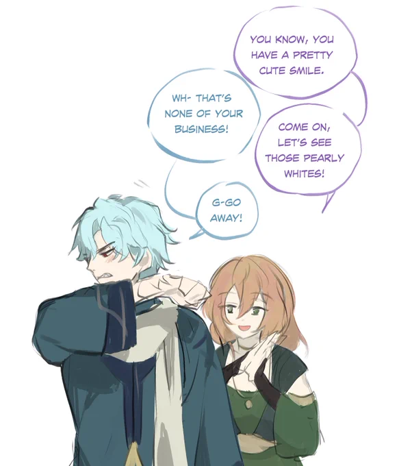 hc Dottore had an unintimidating smile that he was embarrassed about in the past #GenshinImpact  #dottolisa 