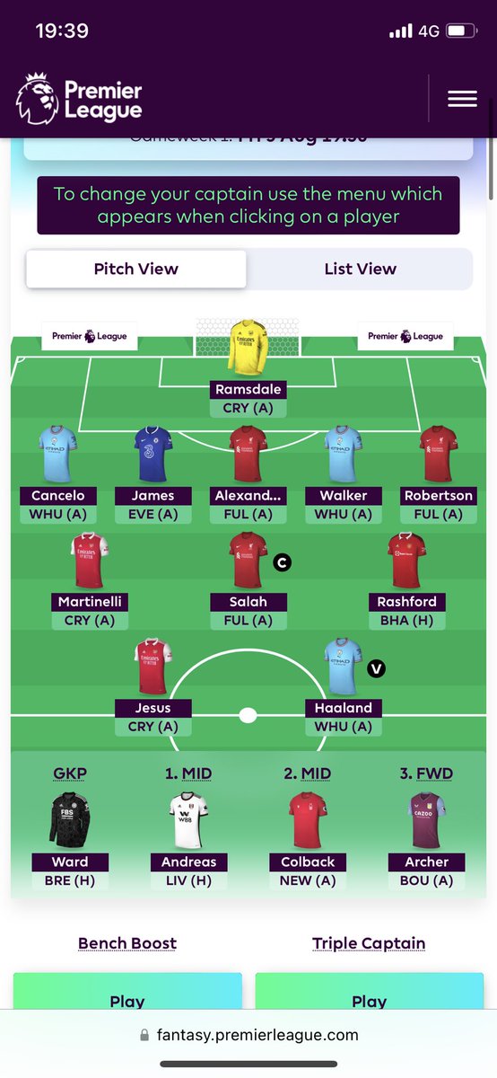 Good luck! GW1 🔒