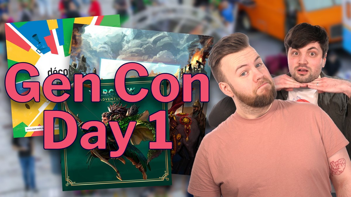 joindicebreaker's tweet photo. Matt and Wheels are out at Gen Con and they'll be posting their favourite games from each day at the con! 

On day one there's a new fantasy IP from the guys behind Infinity and the best game about house decorating we've ever seen...

Watch now: https://t.co/U279z1YTES https://t.co/Vs6jDRdZpp