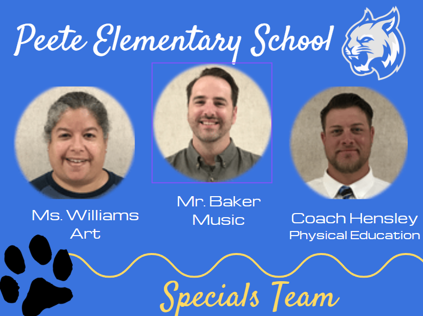 Meet our 1st grade and Specials team!!  #Peete Proud