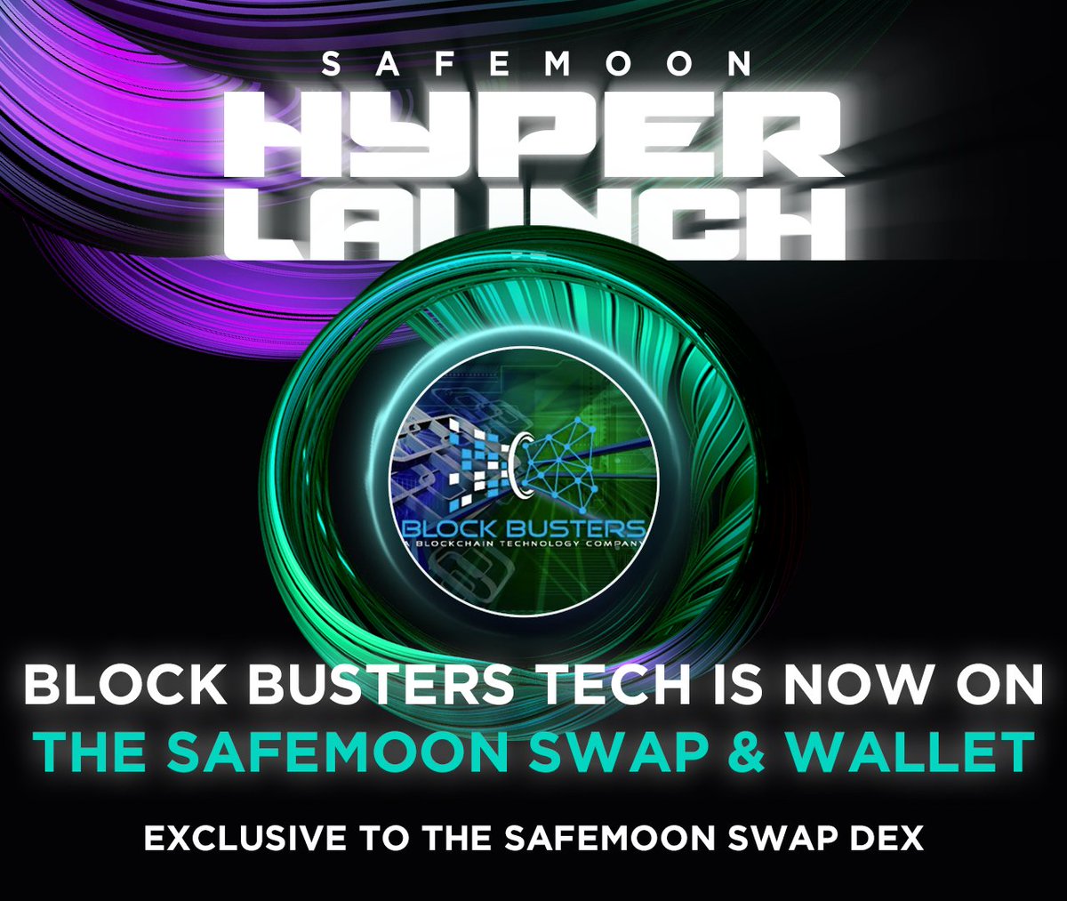 safemoon's tweet image. THE #HYPERLAUNCH IS GO GO GO! 🚀 

@BlockBustersTch is now on the #SAFEMOONSWAP and in the #SAFEMOONWALLET! 🙌

Use the web SWaP: swap.safemoon.com! 🎉

Get curious: bbtftoken.com

#SAFEMOON #BlockBustersTech #cryptocurrencies #CRYPTO #DEFI #BSCGems #BSCGemsAlert