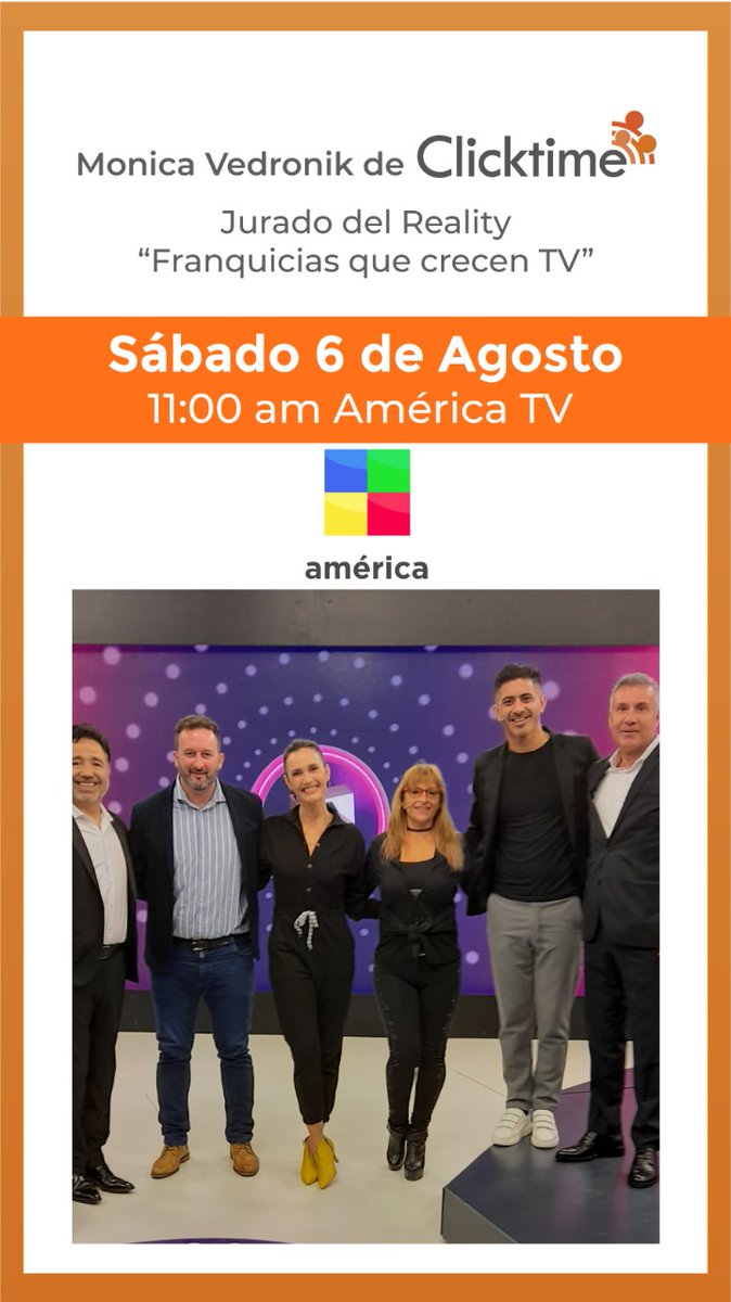 info_clicktime's tweet photo. Muy felices de ser parte de este desafío! 
https://t.co/BQ03TNI0tb
por @AmericaTV https://t.co/QtG8YEVkGy