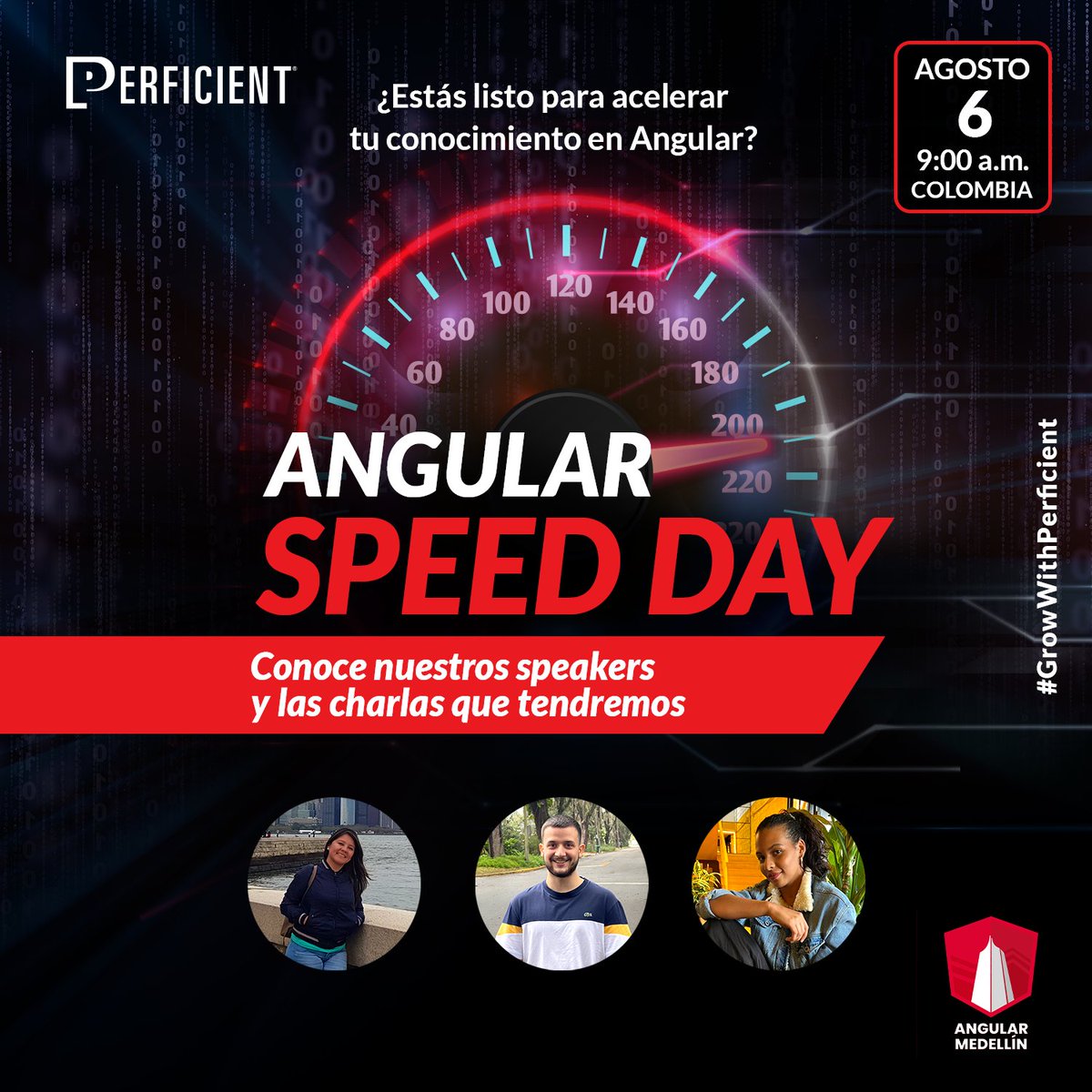 PerficientLATAM's tweet image. Mañana arranca nuestro Angular Speed Day para que tomes el volante del conocimiento y aún estás a tiempo de registrarte: bit.ly/3Jo6fJl

Medellín
Sábado 6 de agosto.
Lugar: Carrera 42 # 67-13, Mall Capricentro Itagüí, sede Gaia.
#PerficientLatam #AngularMedellin #Angular