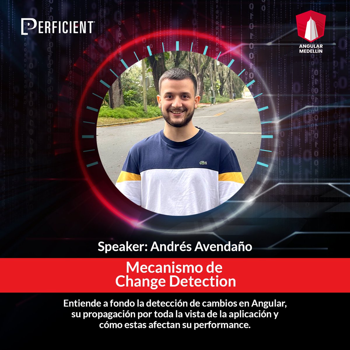 PerficientLATAM's tweet image. Mañana arranca nuestro Angular Speed Day para que tomes el volante del conocimiento y aún estás a tiempo de registrarte: bit.ly/3Jo6fJl

Medellín
Sábado 6 de agosto.
Lugar: Carrera 42 # 67-13, Mall Capricentro Itagüí, sede Gaia.
#PerficientLatam #AngularMedellin #Angular