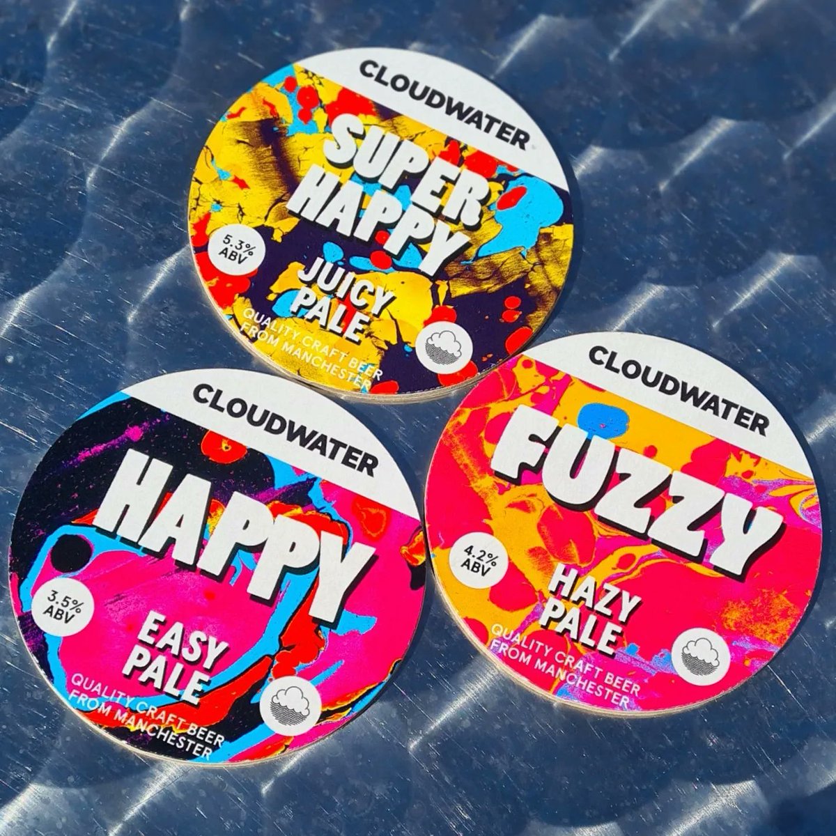 ebenezers1857's tweet photo. We're launching the new CORE range with @cloudwaterbrew

FUZZY is pouring now
HAPPY &amp; SUPER HAPPY are waiting in the cellar, very soon to hit the taps!

We've also got rhe Interior Life &amp; The External World pouring as well alongside some FRESH cans.

#cloudwaterbrewco #corerange https://t.co/4DQr0cvu58