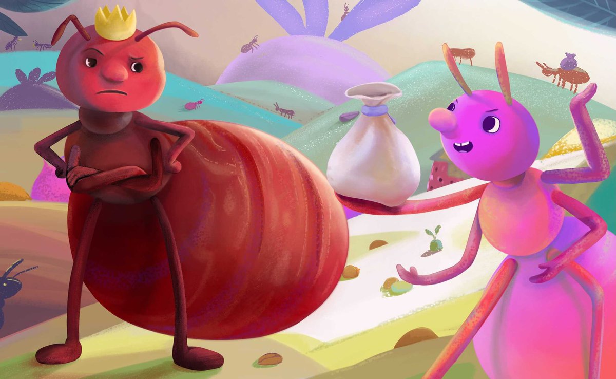 Move38inc's tweet image. Here’s a peek at some Lazy Ants game art our designer Lucy has been working on! We’ve got more incoming, so stay tuned 👀