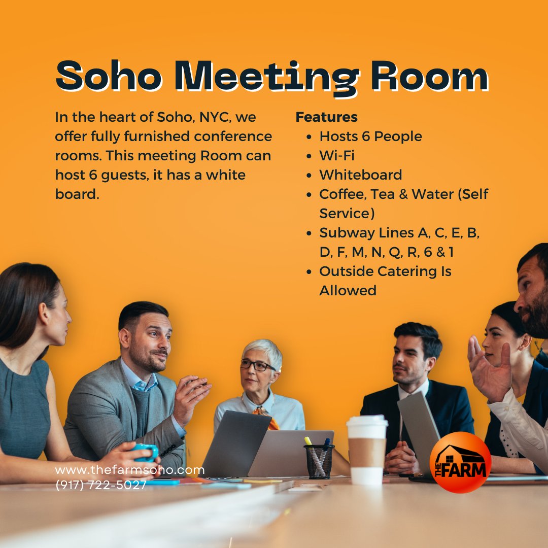 Bring your team to a room where creativity sparks. Click the link in our bio to check our rates. 😍