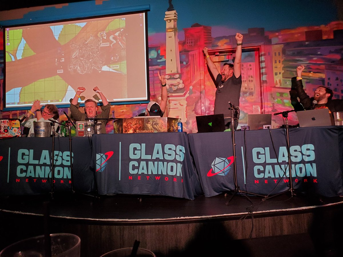 VickieGames's tweet photo. Every now and then @theglasscannon @joeobriensbrain does roll a #natty20 and it makes @troylavallee sad.
#gcpnation https://t.co/4NH6EBTj7E