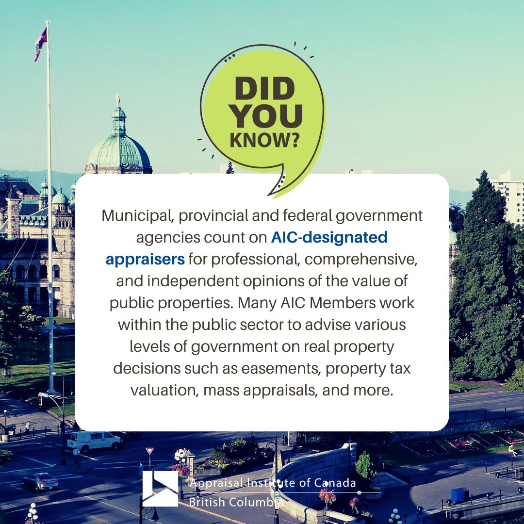 AICanada_BC's tweet photo. Are you looking to know the real value of public property? Talk to an AIC-designated appraiser to learn more. https://t.co/lrfLBno4VZ
#insightAICBC #AICValuationPros #AppraisersKnow #WeValueBC https://t.co/S9cntZEDKE