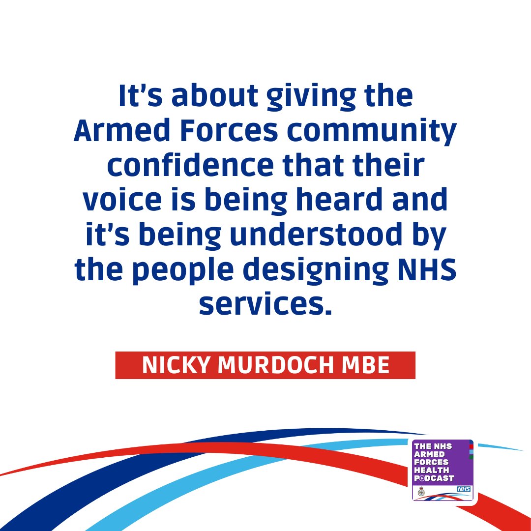 The NHS Armed Forces Health Podcast tweet media