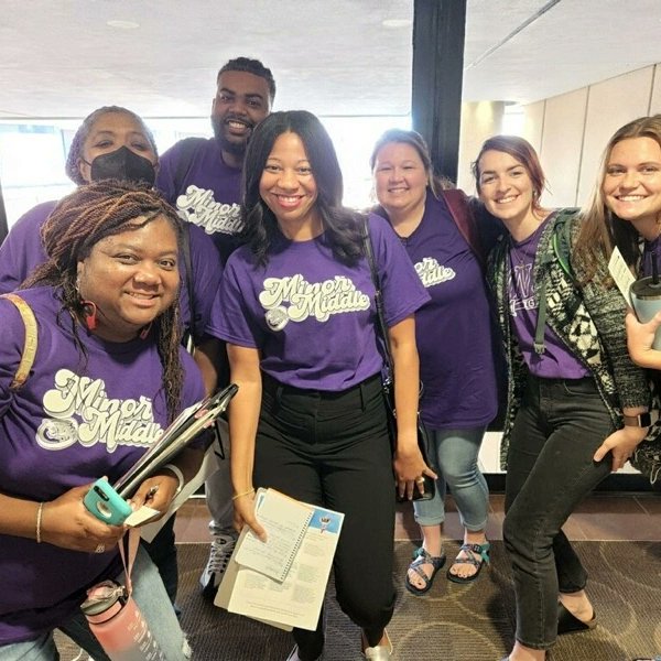 MinorMiddle's tweet photo. Minor Middle showed up #MinorStrong at all of their PD sessions on Friday! Working to reach #BeyondLimits@JEFCOED and #movetheneedle@JEFCOED https://t.co/zm9xrOWsoz