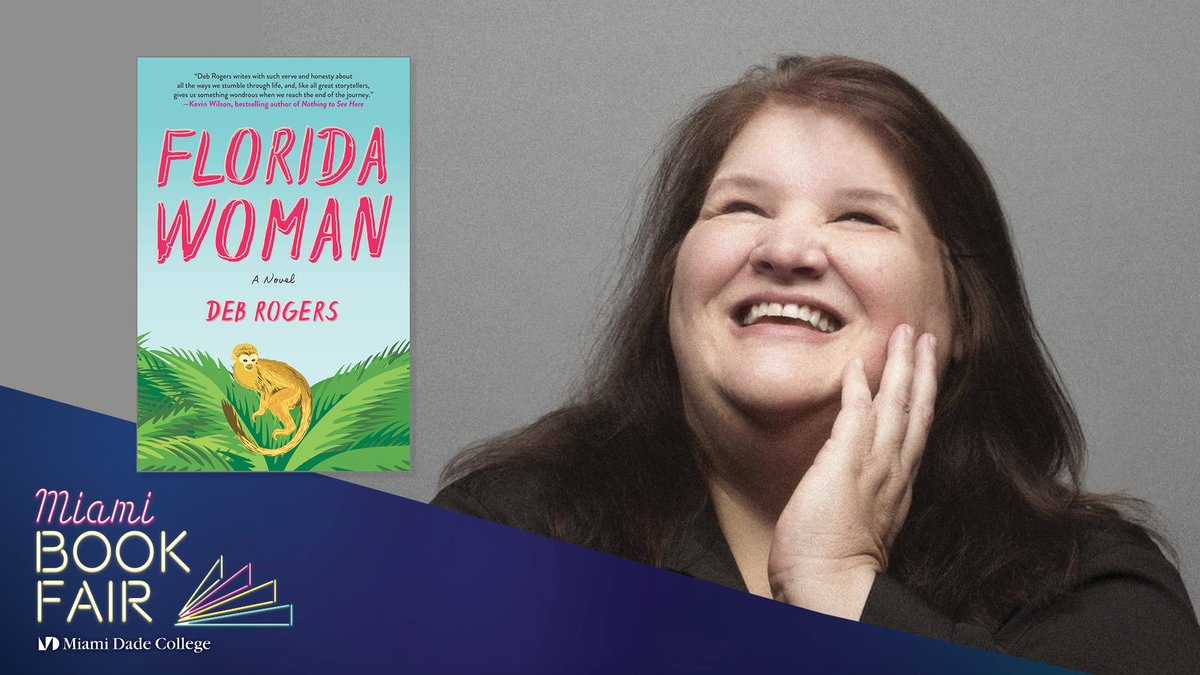 The next book signing is here! Join us for an exciting evening as author <a href="/debontherocks/">deb rogers</a> discusses her novel “Florida Woman.”

📍<a href="/BooksandBooks/">Books & Books</a> 
⏰ Tuesday, August 16 at 7:00pm

RSVP: adamley@mdc.edu
More info: ow.ly/w7Ew50K3Rmg

#MiamiBookFair #FOTF #Literature #BookSigning
