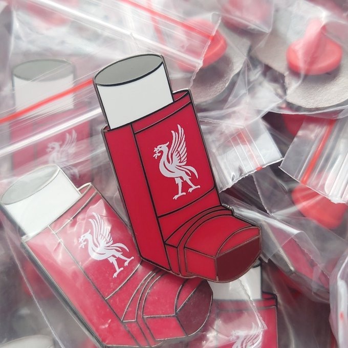 Badge collectors....

Asthma inhaler badges in stock and available <a href="/Balltohandred1/">Ball_to_hand_red</a>
