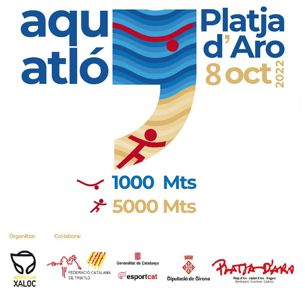 a tenim aquí l'Aquatló de Platja d'Aro, el dia 8 d'octubre. I en aquesta ocasió també aquatló Jove, a partir de 12 anys. Inscripcions des del 18 d'agost. Més informació al nostre web: clubaquaticxaloc.cat
#aquatló #platjadaro