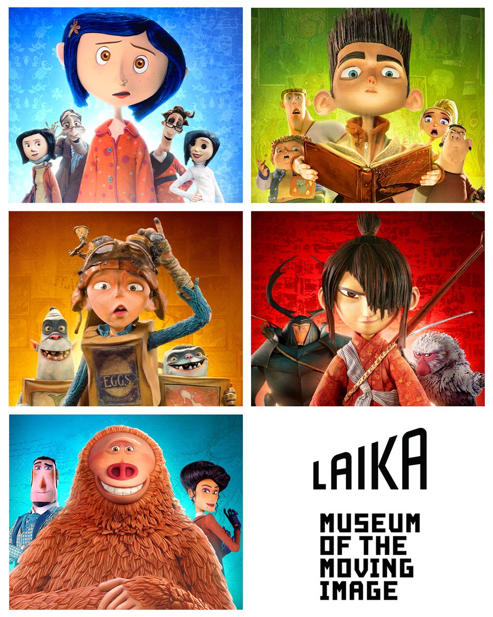 MovingImageNYC's tweet photo. Opening 9/1, LAIKA: LIFE IN STOP MOTION is a new exhibit and partnership with the award-winning @LAIKAStudios. Visitors will be able to see puppets, sets, and video from all of the studio's films and create their own animations featuring LAIKA characters! https://t.co/Mz9NCgYlJU