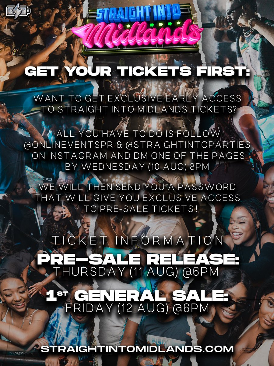 OFFICIAL SIM PRE-SALE
Get Priority Access To Your SIM Tickets By Following The Instructions Below 💣

DON’T LACK ! #SIMFRESHERS 

(PSA: You must be following BOTH accounts)

instagram.com/onlineventspr?…

instagram.com/straightintopa…