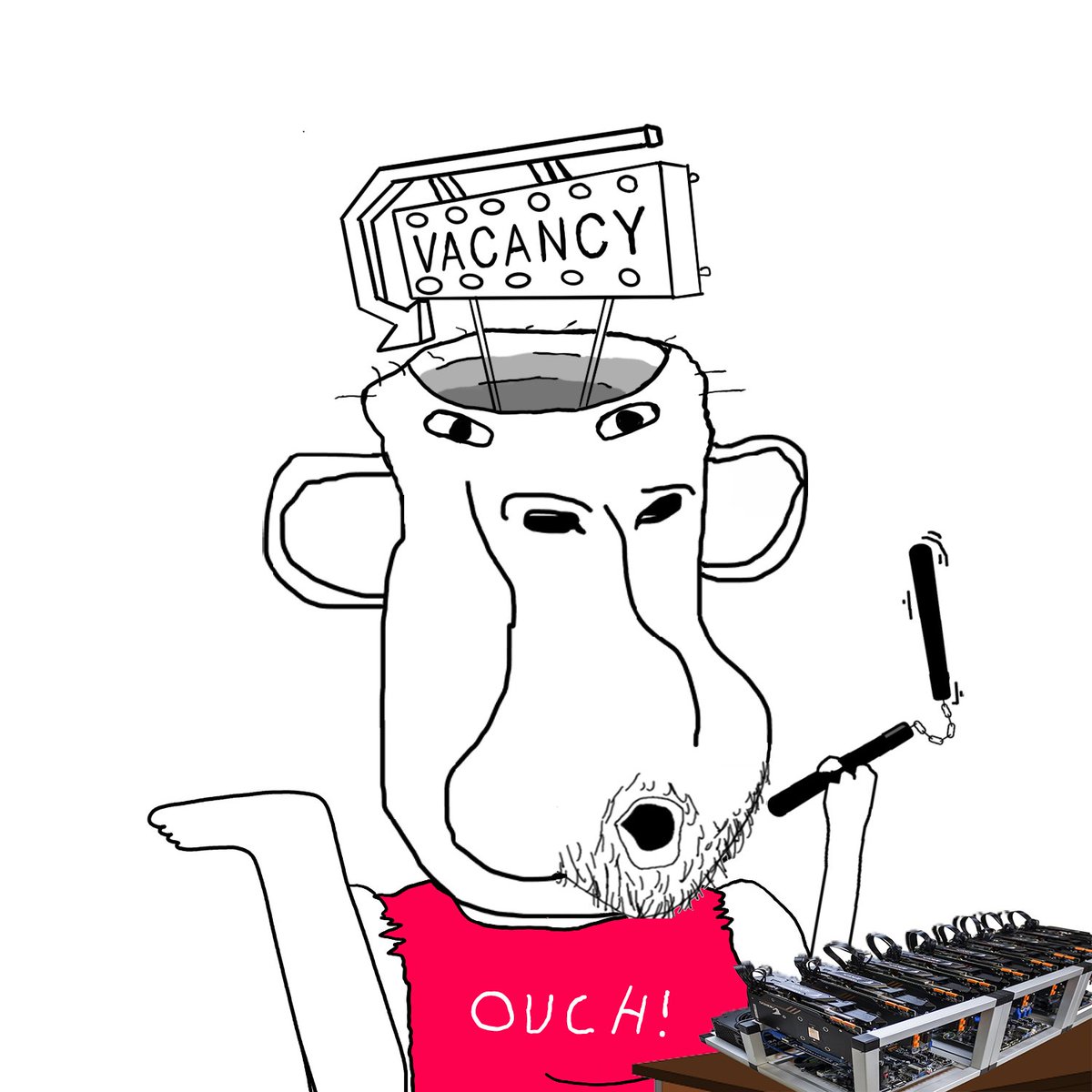 Here is my 3rd wojape out of 6

So proud to be part of this project with my g <a href="/secretlyaveryf1/">Avery Famous: Artist (just getting warmed up)</a> 😎 aka Diplo and everybody else involved

Almost 2000 wojapes minted, just waiting for the mint to fill up a lil bit more before the 1500 ETH giveaway

👉<a href="/dumbwojapes/">Dumb Wojapes : HOLDERS CLAIM 10 FREE WOJAPES.COM</a>👈
