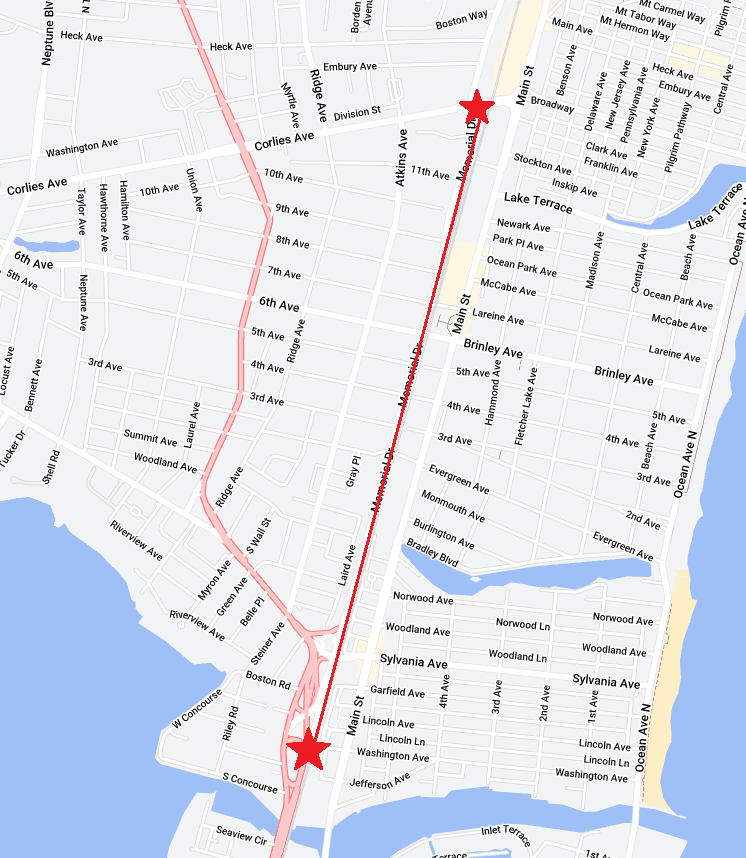 NeptunePolice's tweet photo. Memorial Drive between RT 33 & RT 35 will be closed 6pm-6am until Monday, 8/8. If you're traveling in the area of Neptune Twp, Ocean Grove, Neptune City, Avon, Bradley Beach this weekend, expect heavy traffic and plan an alternate route.
#NeptuneTraffic #NeptuneAlert https://t.co/Umb18yb5Ec