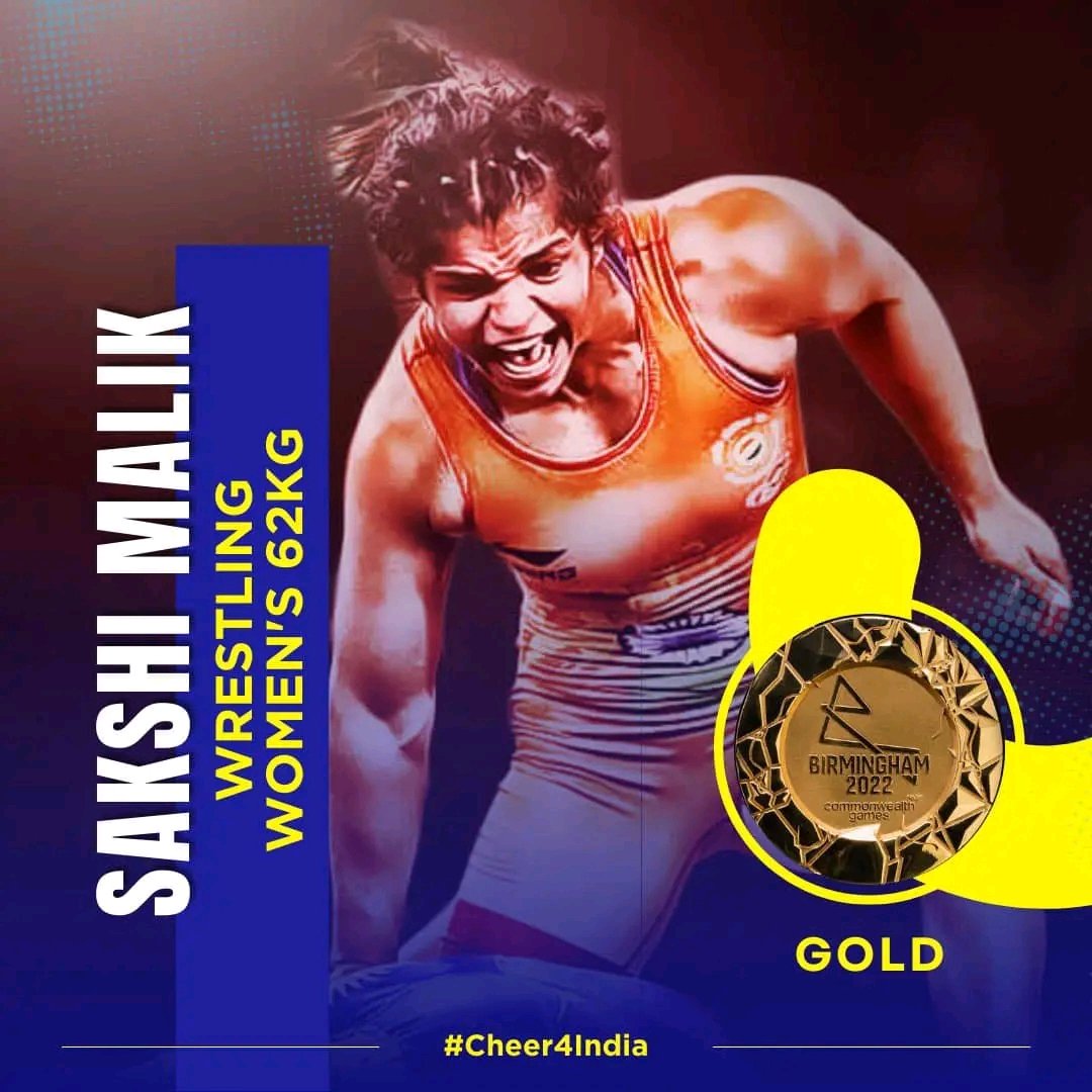rahulranjanpol's tweet image. बधाई
Our athletes continue to make us proud at CWG Birmingham. Thrilled by the outstanding sporting performance of SakshiMalik Kadian. #Congralutation