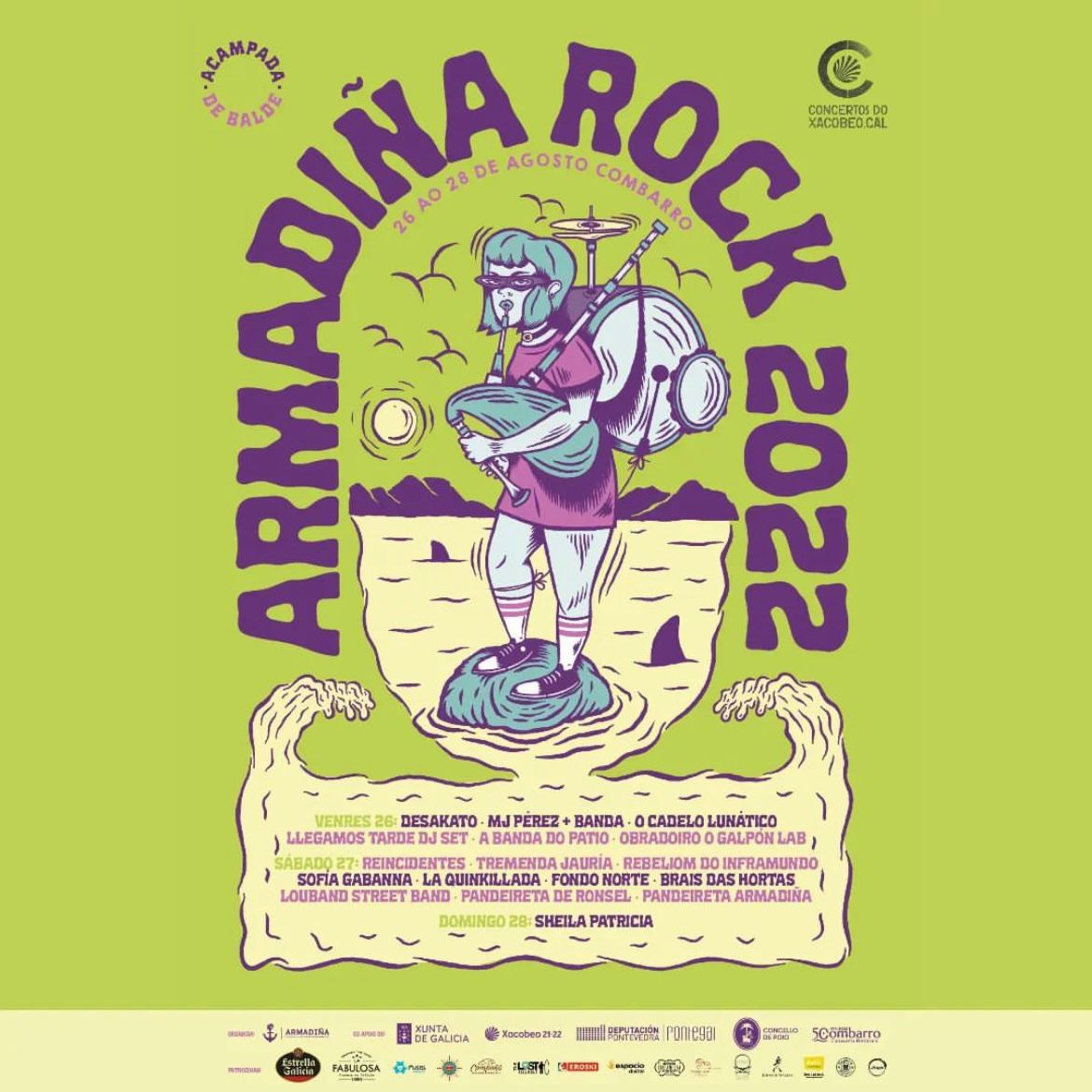 fondonortebanda's tweet photo. 💣💣💣 SÁBADO 27 DE AGOSTO EN KOMBARRO 💣💣💣

Imos deixar o @ArmadinhaRock patas arriba carallo ⚡

Festi de balde con acampada na Seca. A ver quen sobrevive tras este verán tolo. 

Alá que nos vemos punkarras ☠️ https://t.co/uaQcGfMc7W