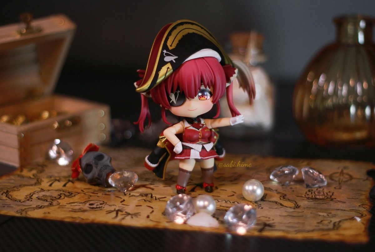Sabi__Hime's tweet photo. Finally got around to shooting my Marine nendo! She's too cute
(*ห๏ธถห*).๏ฝก*โก
#Nendoroid #HoushouMarine #SmileFigure #hololive #ใใชใณใฎใๅฎ https://t.co/MBABD3xxdd