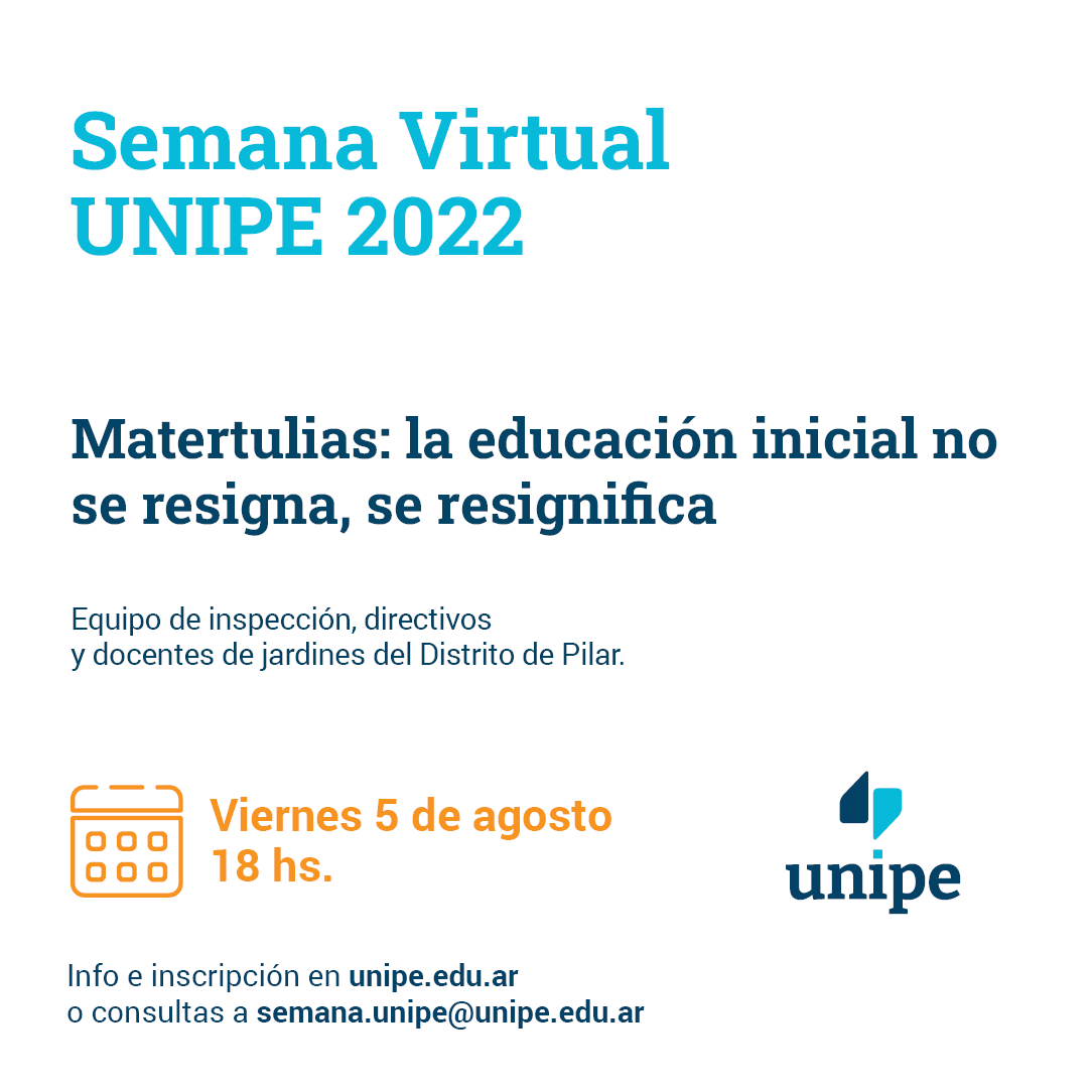 unipe_ar's tweet photo. #HOY‼️

Último día de la #SemanaVirtual UNIPE 2022. Edición invierno ❄️‼️ 

Te acercamos todas las actividades que completan el último día de la #SemanaVirtual UNIPE 2022 👇

☑️ #FormaciónDocente 
☑️ #InstitucionesEducativas en foco   
☑️ #PolíticaEducativa y #Territorios https://t.co/So1zbghLAn