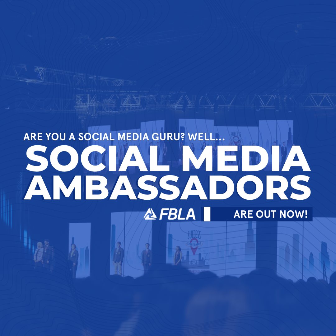 The 2022-23 FBLA High School national officers are super excited to kick off the membership year with applications for National Officer Councils and Social Media Ambassadorships! Link in bio. If you have questions, please reach out to the officer team. #ServiceEducationProgress