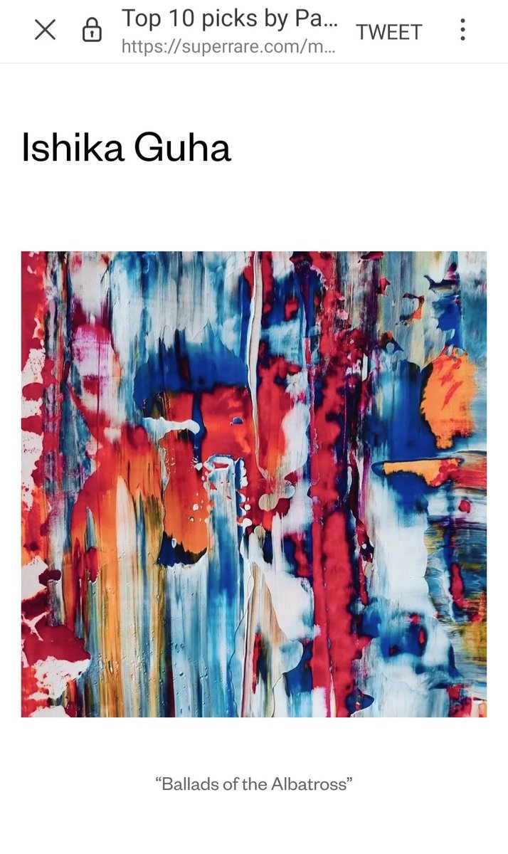 Got featured on <a href="/SuperRare/">SuperRare</a> magazine again 💗 Thank you <a href="/PalomarRo/">Paloma Rodriguez</a> for the love 🤍 Link on thread !