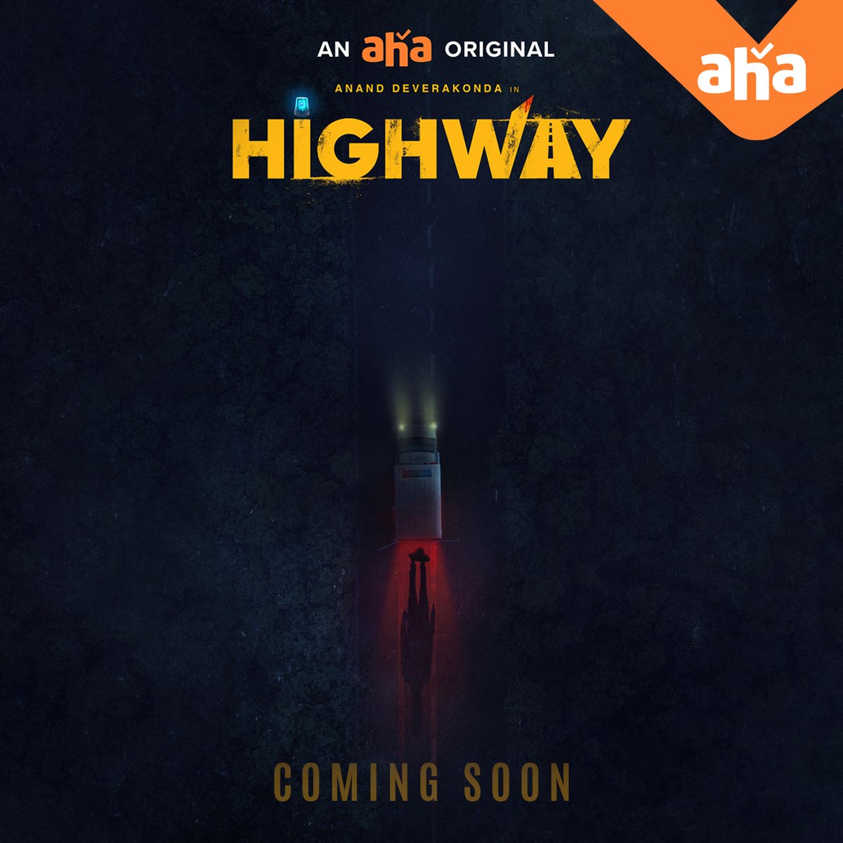 HIGH! HIGH!! HIGHWAY!!! A nail biting original movie coming soon😱 #HighwayOnAHA @ananddeverkonda @SaiyamiKher @nowitsabhi @kvguhan @simonkking #VenkatTalari