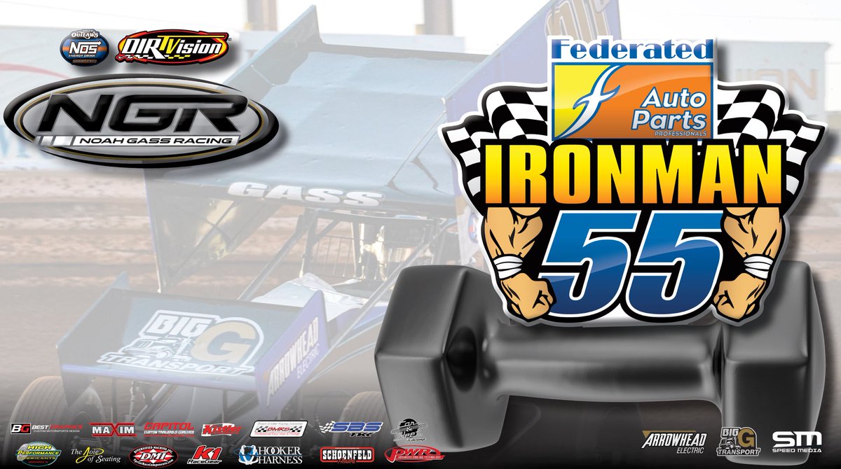 NoahGass20G's tweet photo. IT’S RACE DAY!
The #Ironman55 weekend kicks off tonight at @I55Raceway with the @WorldofOutlaws! This track is one of my favorites and pumped for two nights of racing here!
Watch all the action live on @dirtvision at 7:15pm ET or follow on the @MyRacePass App.
#SpeedMedia https://t.co/QG3TtZfDXE