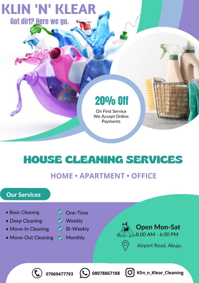 sharon_kido's tweet photo. Hi! I'm taking this opportunity to reach out as I would love to come and clean for you. The best time to clean your house is when you're not there, so if you are not available on any weekends,that would be amazing!. #abujaupdate @AbujaTwitterCommunity https://t.co/JgMBKEQkhU