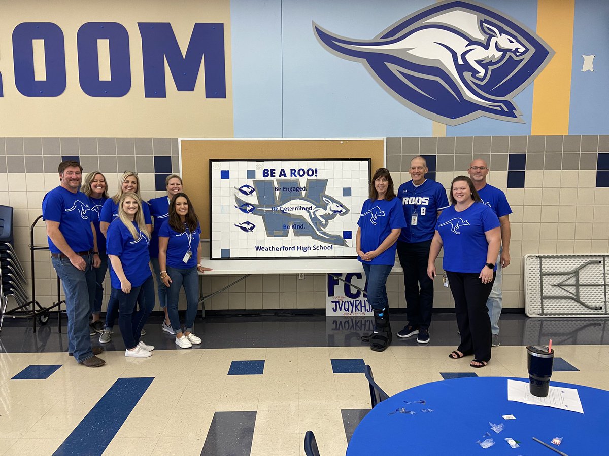 Roo_Tommaney's tweet photo. It’s a great day to be a Roo! Awesome having our Teachers back!
Thank you @RooCounselors for the amazing team building activity. https://t.co/xJJDw04TuN