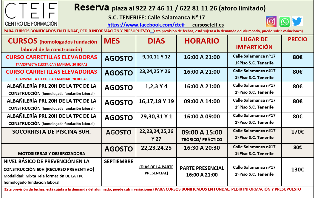 CTEIF3's tweet photo. CURSOS PARA TRABAJAR. https://t.co/3RqRSOgclG