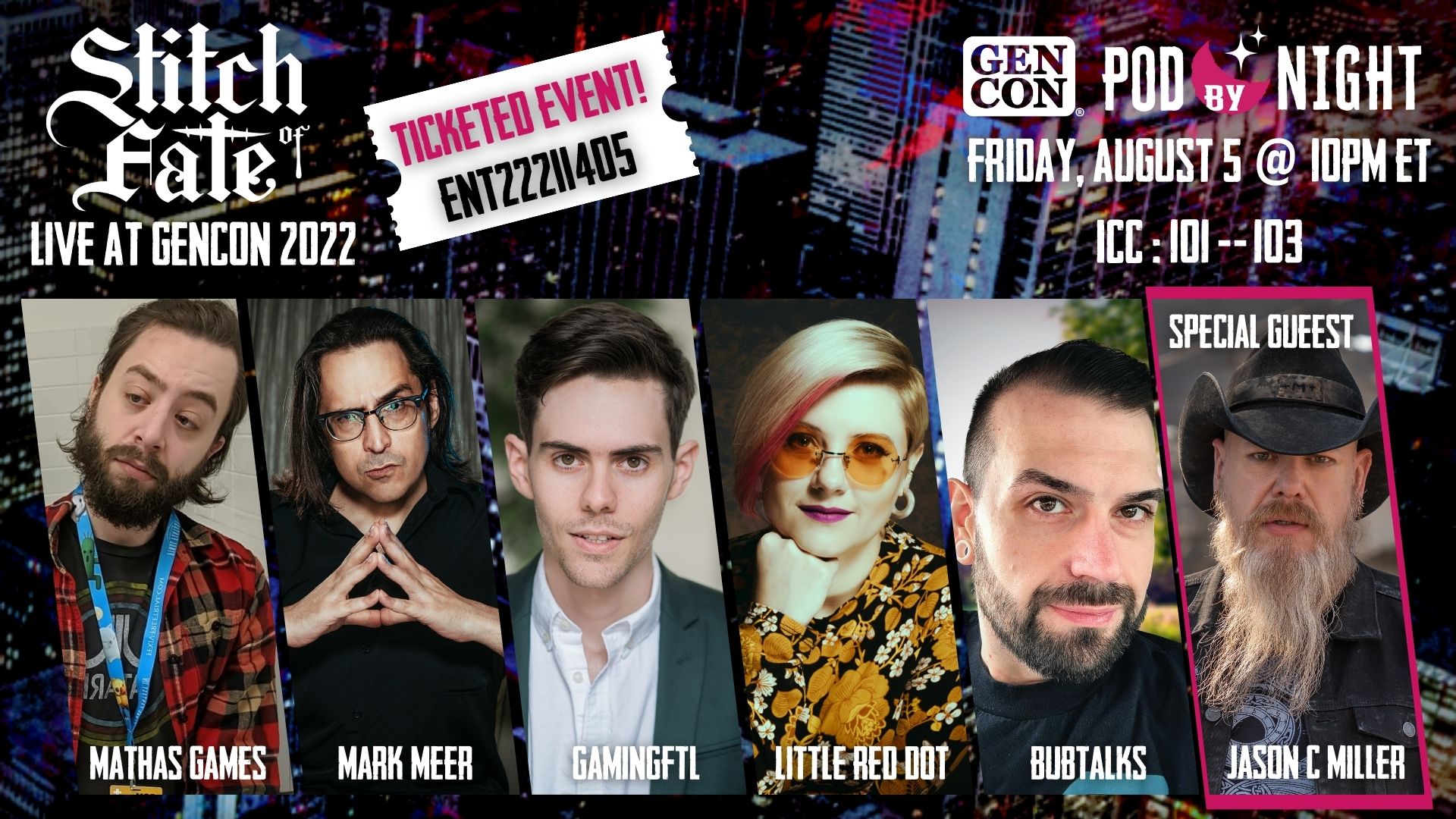 Pod by Night on Twitter "Tonight is the big night! See you at GenCon