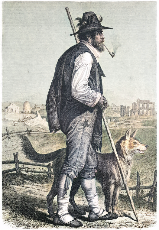 DogsHistorian's tweet photo. Shepherd from South #Italy (Campania) and his #Dog  Louis Schulz - 1890 #dogsoftwitter #dogs #DogsofTwittter #dogsarefamily #painting #art #artist https://t.co/3WN8FYmXQt