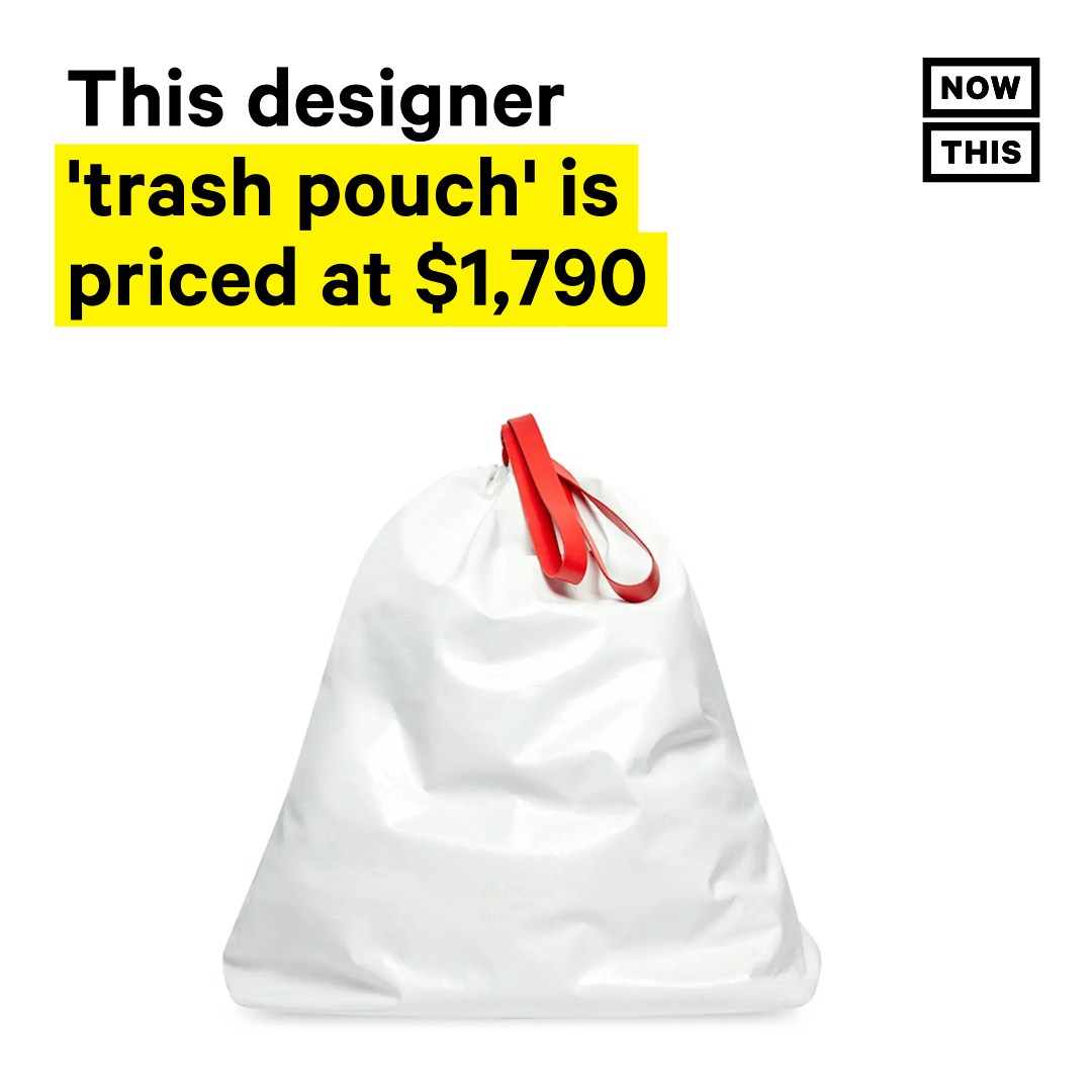 designer trash bag