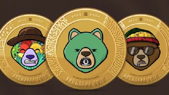Airdrop: Popular #Solana #NFT collection Okay Bears is holding its first airdrop of #NFTs that can be exchanged for real gold or #crypto. Each “Founders Coin” features a unique combination of hand-drawn attributes inspired by the original Okay Bears collection.