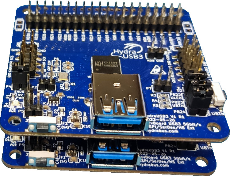 hydrabus's tweet photo. @ghidraninja #HydraUSB3 v1 using @WCH_TECH CH569 can do much more and really faster with PHY => USB2 HS, USB3 SS(>330MBytes/s), SerDes, HSPI... and it is available π https://t.co/kJVm5RxAfv