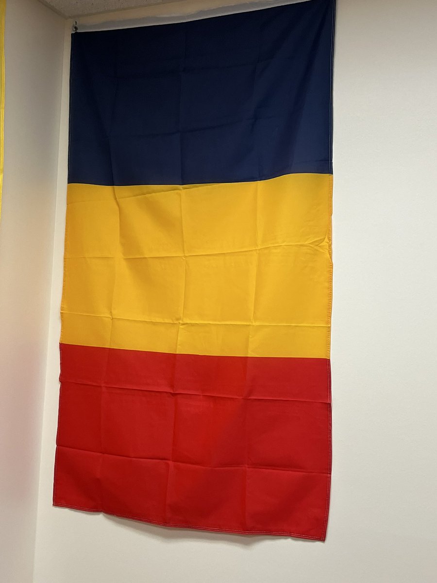 I recently read The Power of Moments by Chip Heath and Dan Heath and decided I needed some extra motivation to complete @duolingo’s Romanian course. This flag is my reward. My next goal is to read an entire novel in Romanian. #Romania #LanguageLearning #goals
