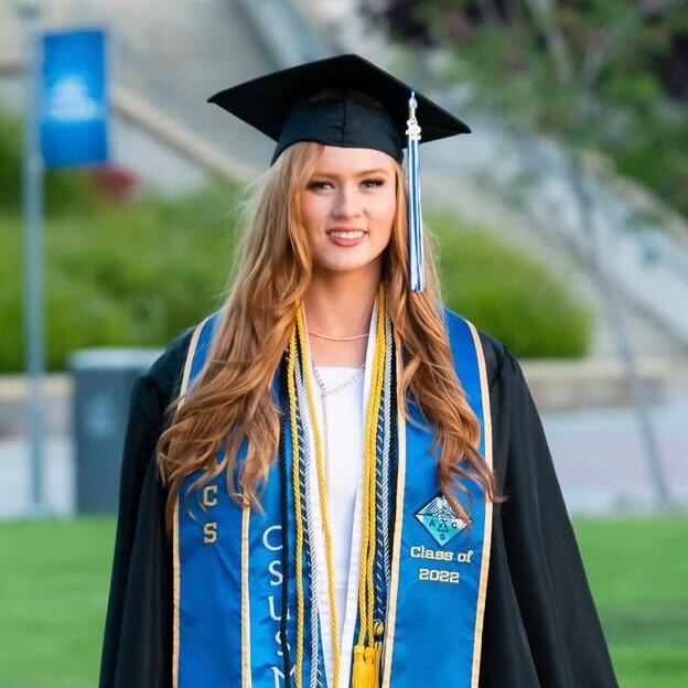 robertiafe's tweet photo. Congrats to #iafelab alumn Madison Wagner (@madisonfayw) on graduating @CSUSM!
She is a @BeckmanFnd Scholar, @cstem_csusm Dean's outstanding graduate, & spearheaded gold-catalyzed cyclization strategies. Madison will be pursuing a PhD in chemistry at Scripps Research in the Fall. https://t.co/cnnEEYSdyL