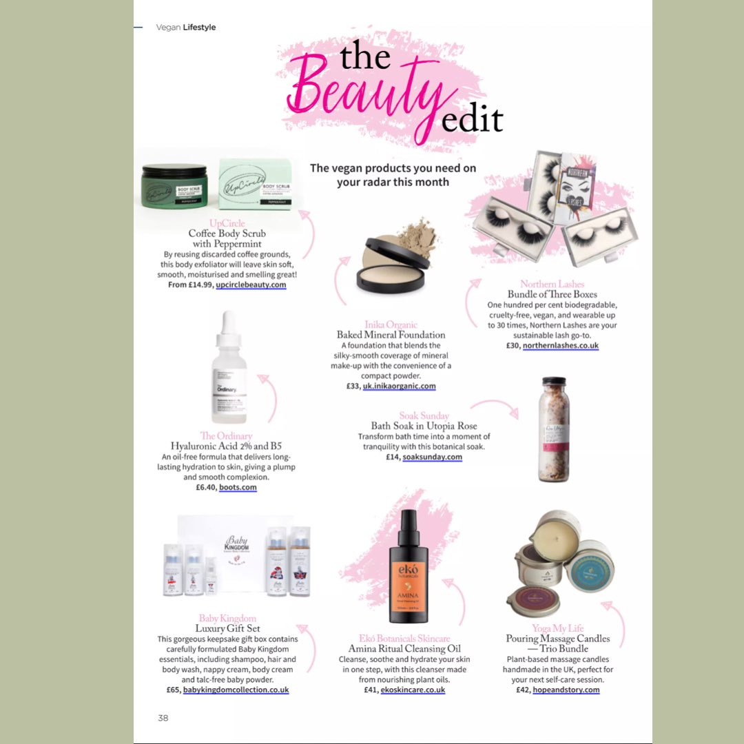 BotanicalsEko's tweet photo. Thank you @VeganLife_Mag for featuring AMINA Ritual Cleansing Oil on the beauty edit in your July issue 🌿🌱 https://t.co/drTla6HoJG